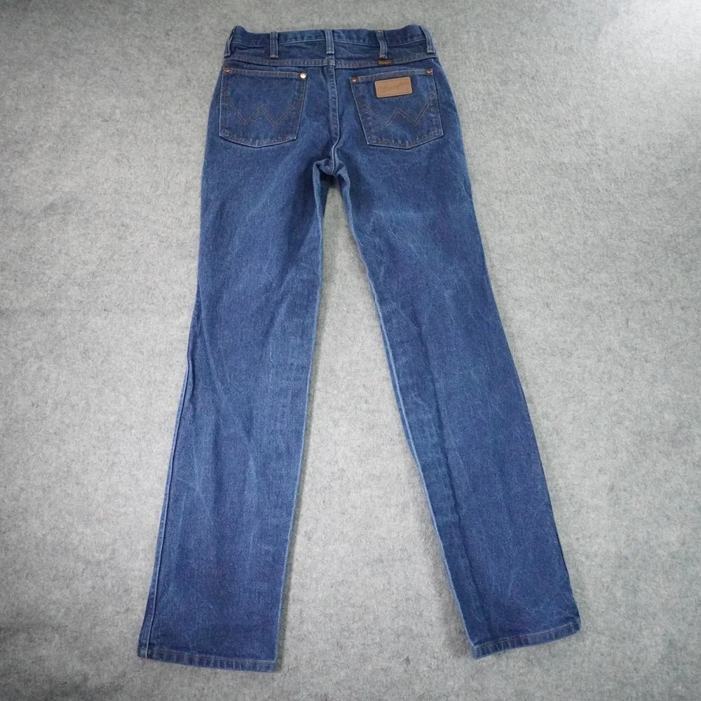 Vintage Wrangler Jeans Mens 30x33 Fits 27x32 Blue 936DEN Cowboy‎ Cut Made In USA